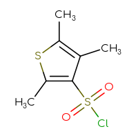 Chemical structure of trimethylthiophene-3-sulfonyl chloride - CSSB00000119798