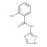 Chemical structure of 2-hydroxy-N-(1H-1,2,4-triazol-3-yl)benzamide - CSSB00000069604