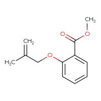 Chemical structure of methyl 2-[(2-methylprop-2-en-1-yl)oxy]benzoate - CSSB00015196757