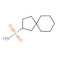 Chemical structure of spiro[4.5]decane-2-sulfonamide - CSSB00110216136
