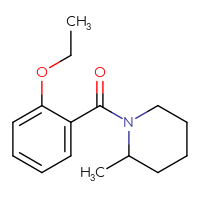 Chemical structure of 1-(2-ethoxybenzoyl)-2-methylpiperidine - CSSB00046222773