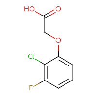 Chemical structure of 2-(2-chloro-3-fluorophenoxy)acetic acid - CSSB00137422909