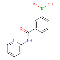 Chemical structure of {3-[(pyridin-2-yl)carbamoyl]phenyl}boronic acid - CSSB00021312918