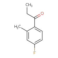 Chemical structure of 1-(4-fluoro-2-methylphenyl)propan-1-one - CSSB00011753919
