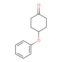 Chemical structure of 4-phenoxycyclohexan-1-one - CSSB00010259772