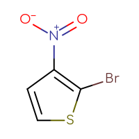Chemical structure of 2-bromo-3-nitrothiophene - CSSB00010138341
