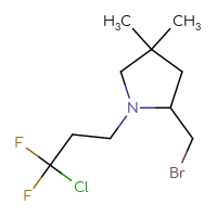 C10H17BrClF2N