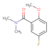 Chemical structure of 5-fluoro-2-methoxy-N,N-dimethylbenzamide - CSSB00053665050