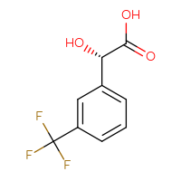 Chemical structure of (2S)-2-hydroxy-2-[3-(trifluoromethyl)phenyl]acetic acid - CSSB00010219412