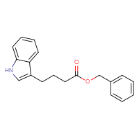 Chemical structure of benzyl 4-(1H-indol-3-yl)butanoate - CSSB00000002340