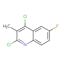 C10H6Cl2FN