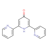 Chemical structure of 6-(pyridin-2-yl)-1,4-dihydro-[2,2'-bipyridin]-4-one - CSSB00015189668