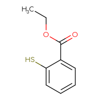 Chemical structure of ethyl 2-sulfanylbenzoate - CSSB00011999400