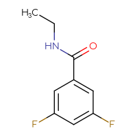 Chemical structure of N-ethyl-3,5-difluorobenzamide - CSSB00000160027