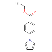 Chemical structure of ethyl 4-(1H-pyrrol-1-yl)benzoate - CSSB00000178920
