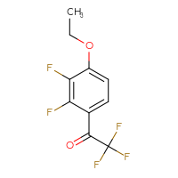 Chemical structure of 1-(4-ethoxy-2,3-difluorophenyl)-2,2,2-trifluoroethan-1-one - CSSB21103684408