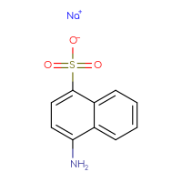 Chemical structure of sodium 4-aminonaphthalene-1-sulfonate - CSSB00000032141