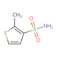 Chemical structure of 2-methylthiophene-3-sulfonamide - CSSB00013899684