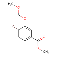 Chemical structure of methyl 4-bromo-3-(methoxymethoxy)benzoate - CSSB00150720228