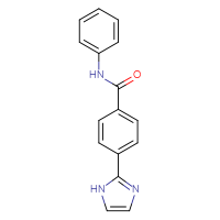 Chemical structure of 4-(1H-imidazol-2-yl)-N-phenylbenzamide - CSSB02268115562