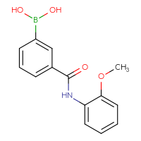 Chemical structure of {3-[(2-methoxyphenyl)carbamoyl]phenyl}boronic acid - CSSB00015191474