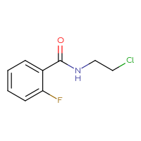 Chemical structure of N-(2-chloroethyl)-2-fluorobenzamide - CSSB00011445389