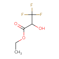 Chemical structure of ethyl 3,3,3-trifluoro-2-hydroxypropanoate - CSSB00011997283