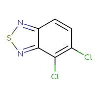 Chemical structure of 4,5-dichloro-2,1,3-benzothiadiazole - CSSB00044319641