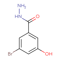 Chemical structure of 3-bromo-5-hydroxybenzohydrazide - CSSB00015729142