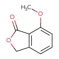 Chemical structure of 7-methoxy-1,3-dihydro-2-benzofuran-1-one - CSSB00009844486