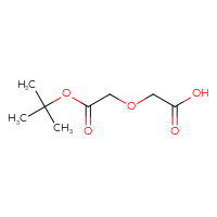 Chemical structure of 2-[2-(tert-butoxy)-2-oxoethoxy]acetic acid - CSSB00009910309