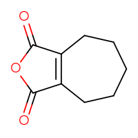 Chemical structure of 1H,3H,4H,5H,6H,7H,8H-cyclohepta[c]furan-1,3-dione - CSSB00009862900