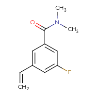 Chemical structure of 3-ethenyl-5-fluoro-N,N-dimethylbenzamide - CSSB01432919502