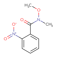 Chemical structure of N-methoxy-N-methyl-2-nitrobenzamide - CSSB00000174376