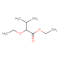 Chemical structure of ethyl 2-ethoxy-3-methylbutanoate - CSSB00103285035