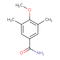 Chemical structure of 4-methoxy-3,5-dimethylbenzamide - CSSB00010732989