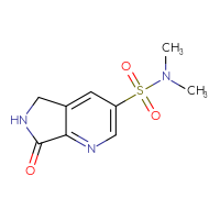 Chemical structure of N,N-dimethyl-7-oxo-5H,6H,7H-pyrrolo[3,4-b]pyridine-3-sulfonamide - CSSB21043411557