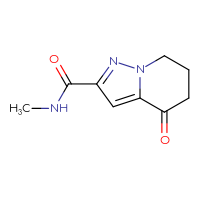 Chemical structure of N-methyl-4-oxo-4H,5H,6H,7H-pyrazolo[1,5-a]pyridine-2-carboxamide - CSSB01991105405