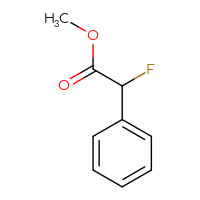 Chemical structure of methyl 2-fluoro-2-phenylacetate - CSSB00015277955