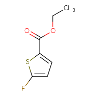 Chemical structure of ethyl 5-fluorothiophene-2-carboxylate - CSSB00009866052