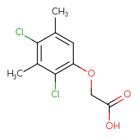 Chemical structure of 2-(2,4-dichloro-3,5-dimethylphenoxy)acetic acid - CSSB00011084089