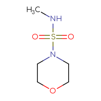 Chemical structure of N-methylmorpholine-4-sulfonamide - CSSB00011195272