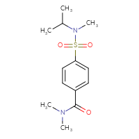 Chemical structure of N,N-dimethyl-4-[methyl(propan-2-yl)sulfamoyl]benzamide - CSSB02018346016