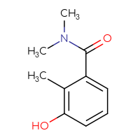 Chemical structure of 3-hydroxy-N,N,2-trimethylbenzamide - CSSB00012184369