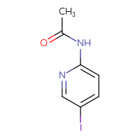 Chemical structure of N-(5-iodopyridin-2-yl)acetamide - CSSB00011202855