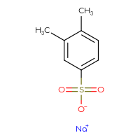 Chemical structure of sodium 3,4-dimethylbenzene-1-sulfonate - CSSB00000061143