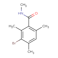 Chemical structure of 3-bromo-N,2,4,6-tetramethylbenzamide - CSSB01991511267