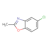 Chemical structure of 5-chloro-2-methyl-1,3-benzoxazole - CSSB00000211690