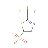Chemical structure of 2-(trifluoromethyl)-1,3-thiazole-5-sulfonyl fluoride - CSSB00117585528