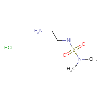 Chemical structure of [(2-aminoethyl)sulfamoyl]dimethylamine hydrochloride - CSSB00000730051